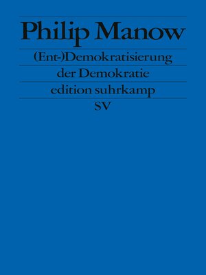 cover image of (Ent-)Demokratisierung der Demokratie